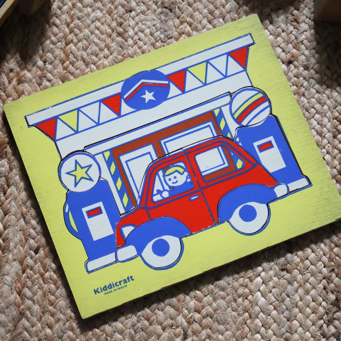 Vintage Children's Puzzle - Car