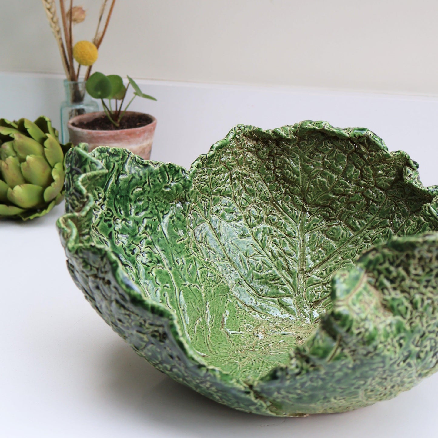 Unique Hand-shaped Cabbage Bowl