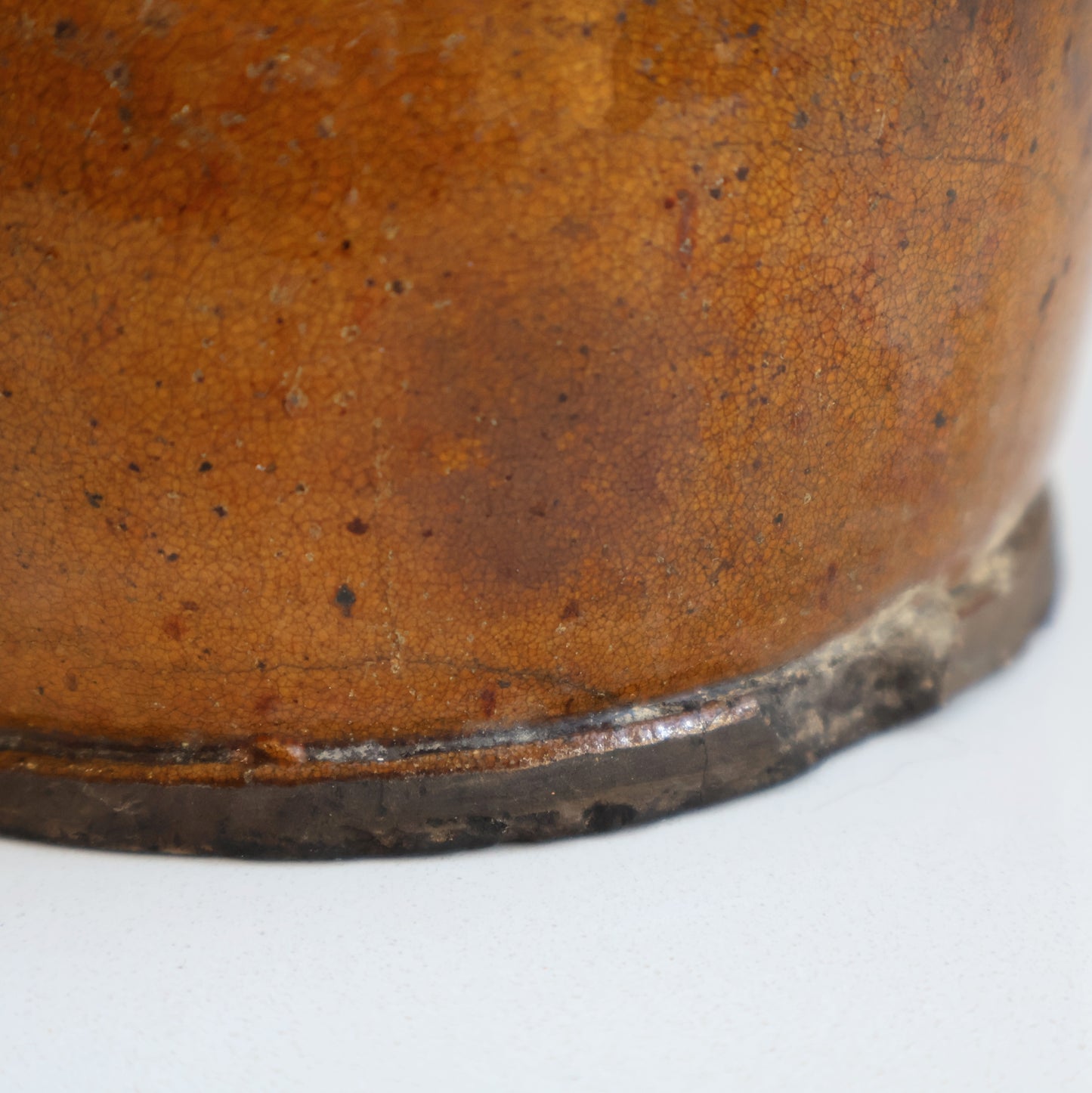 French Rustic Stoneware Jug - Ochre