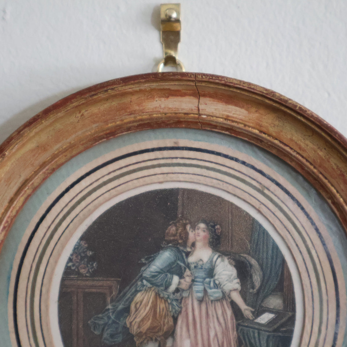 Pair of Boudoir Style French Engravings