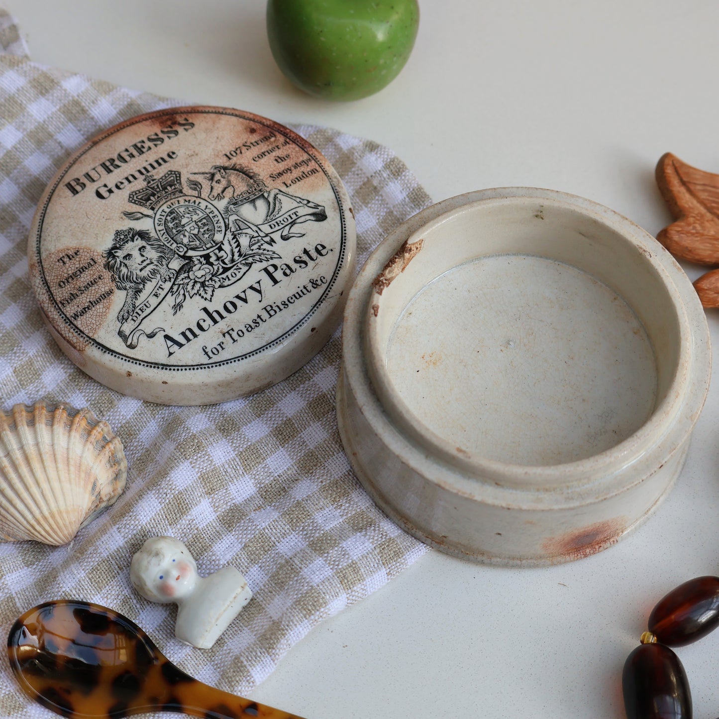 Burgess's Anchovy Paste Pot
