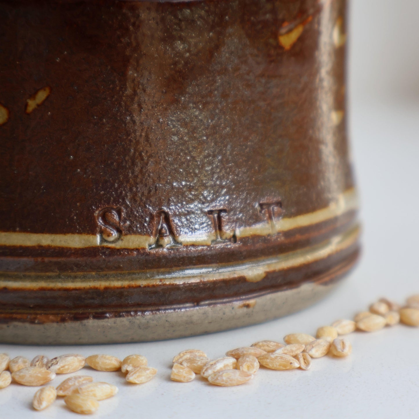 Studio Pottery Salt Pig