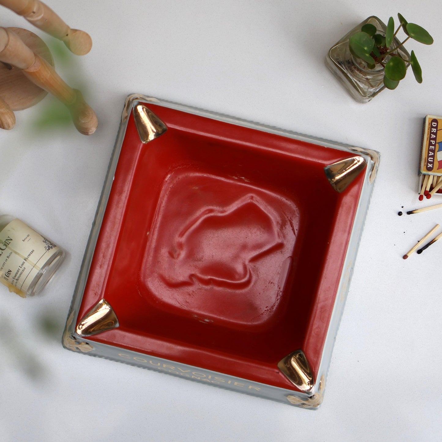 Iconic Courvoisier Cognac Ashtray