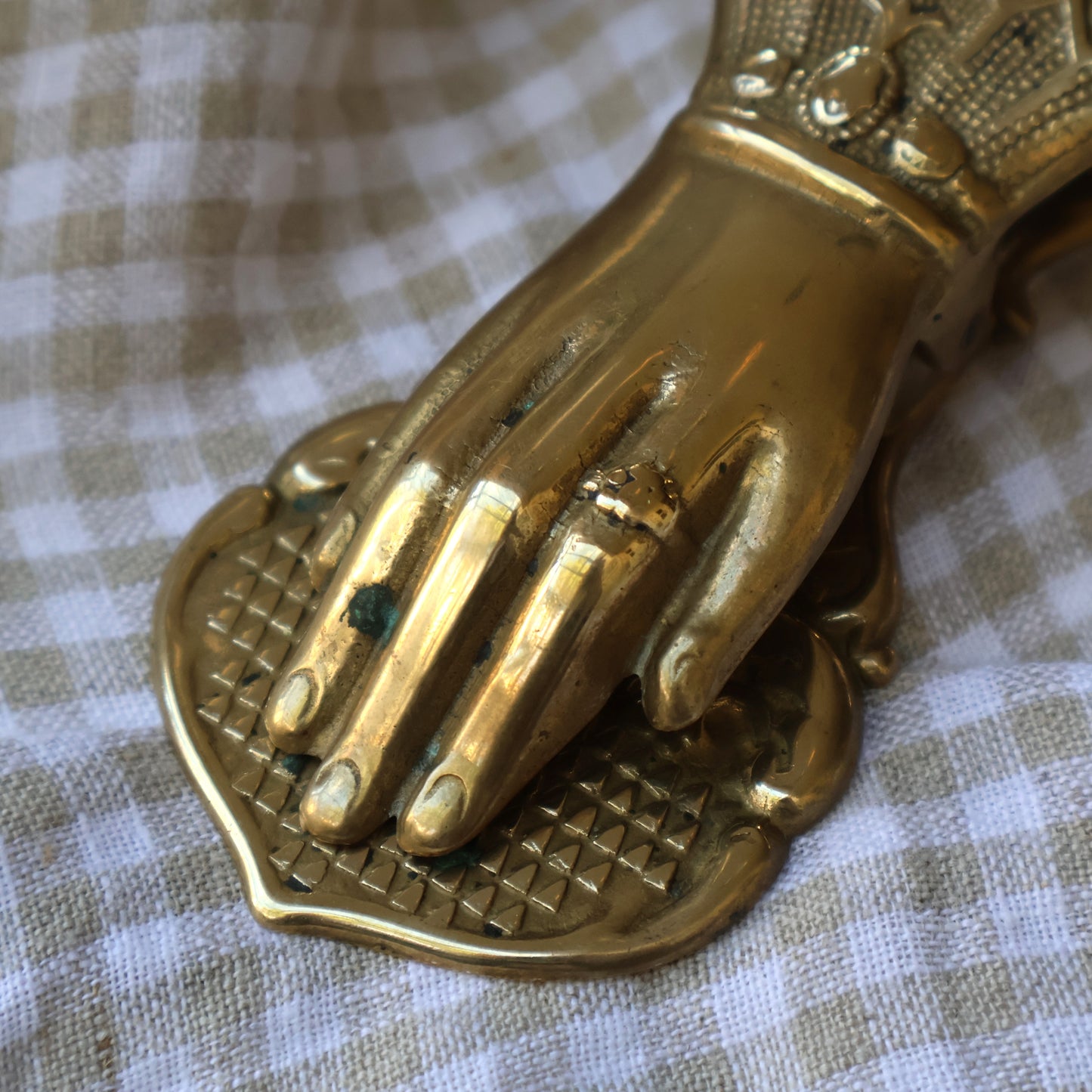 Brass Hand Paper Clasp