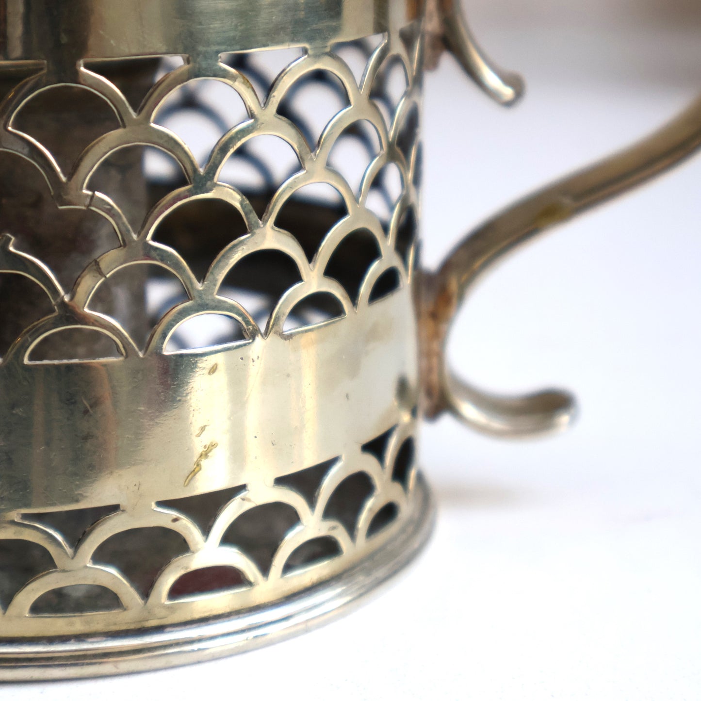 H F and C EP Silver Plated Chamberstick