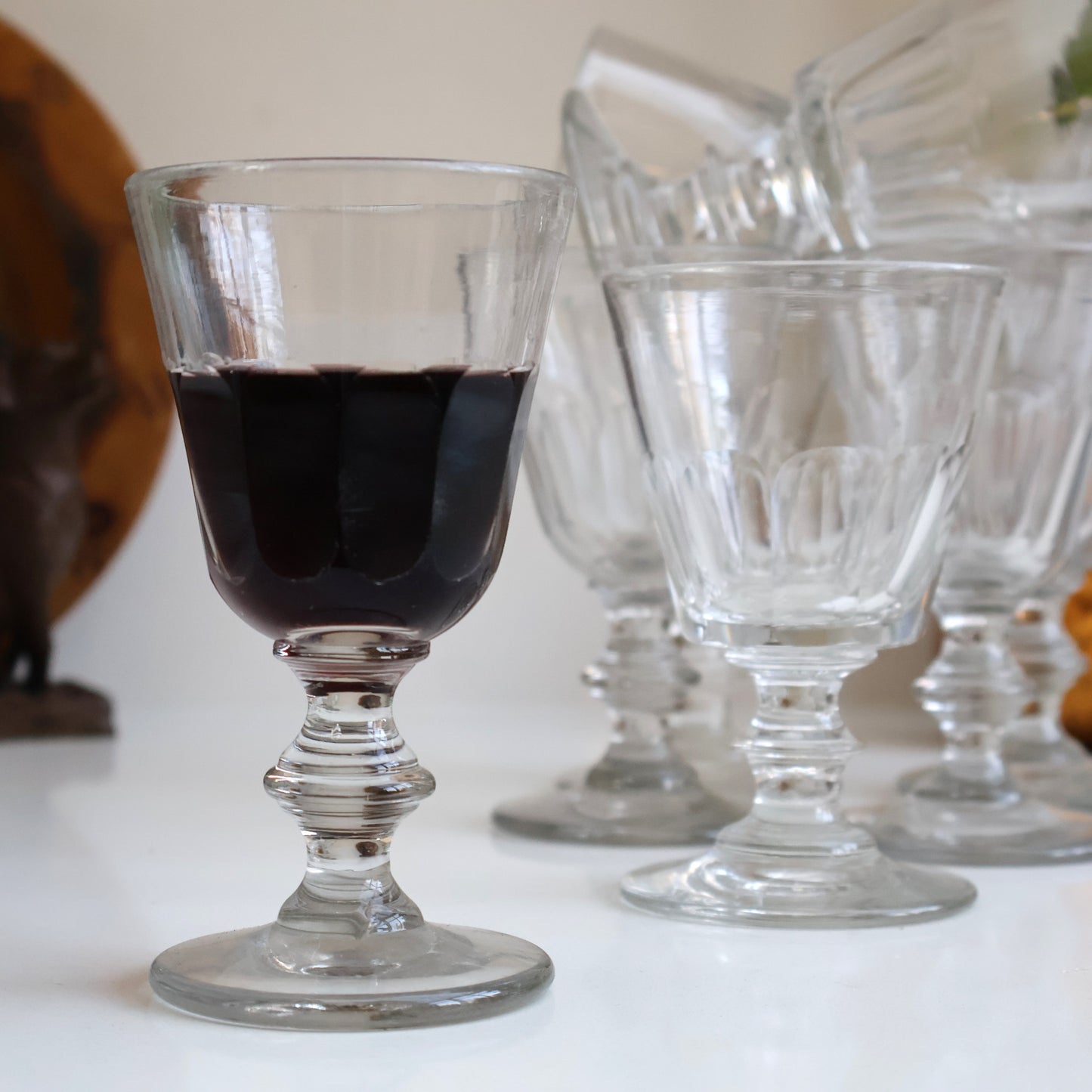 Set of 8 French Wine/Port Wine Glasses