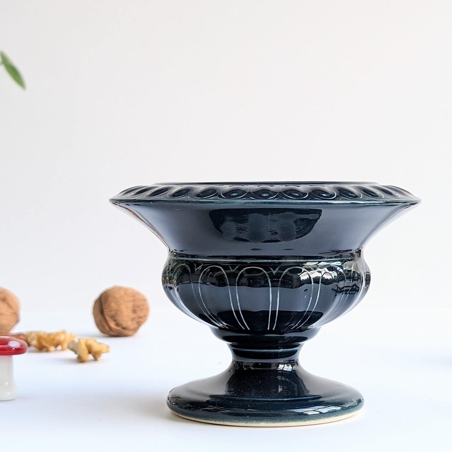 Blue Holkham Pottery Urn Vase