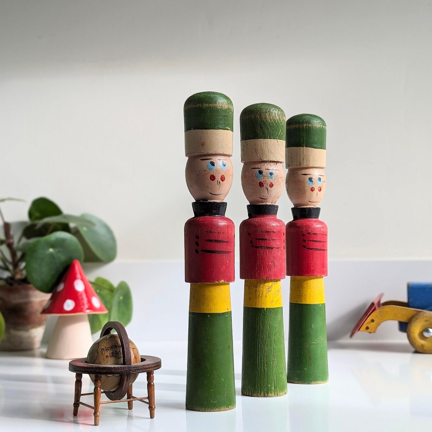 French Wooden Skittles/Soldiers