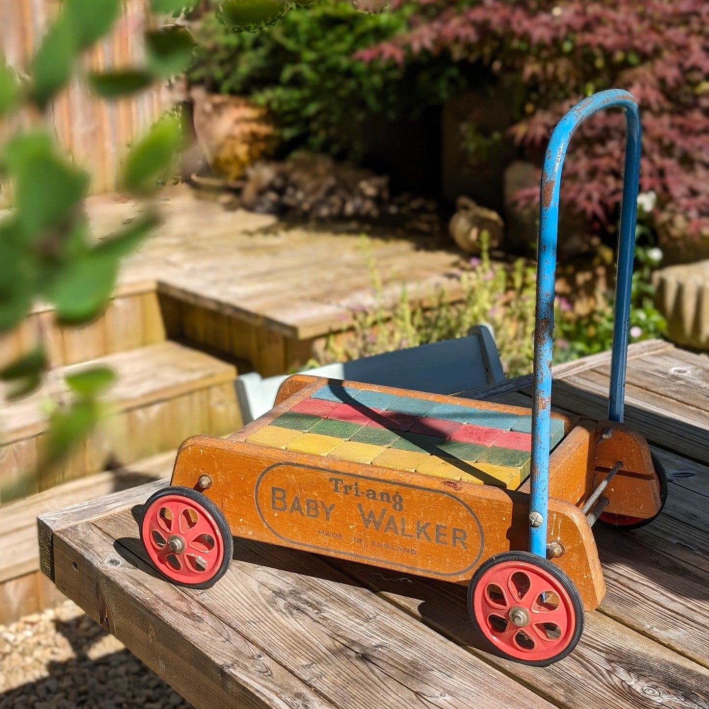 Tri-ang Baby Walker with Blocks