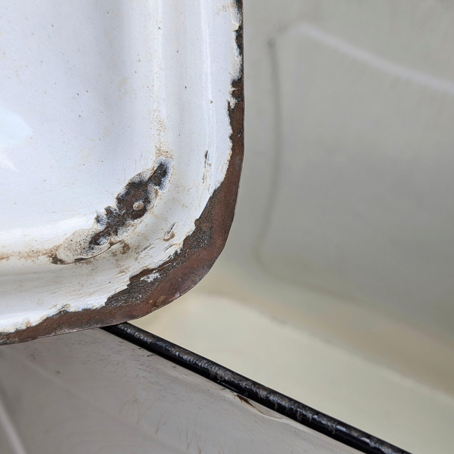 Extra Large Enamel Bread Bin