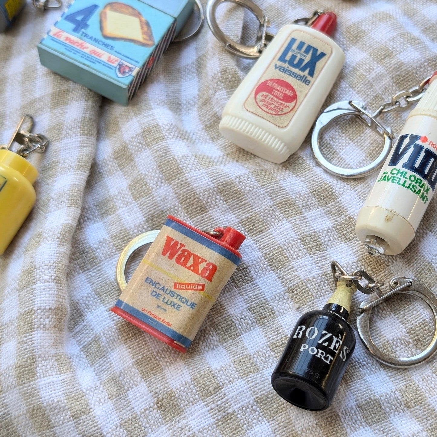 French Advertising Keyrings (Sold Separately)
