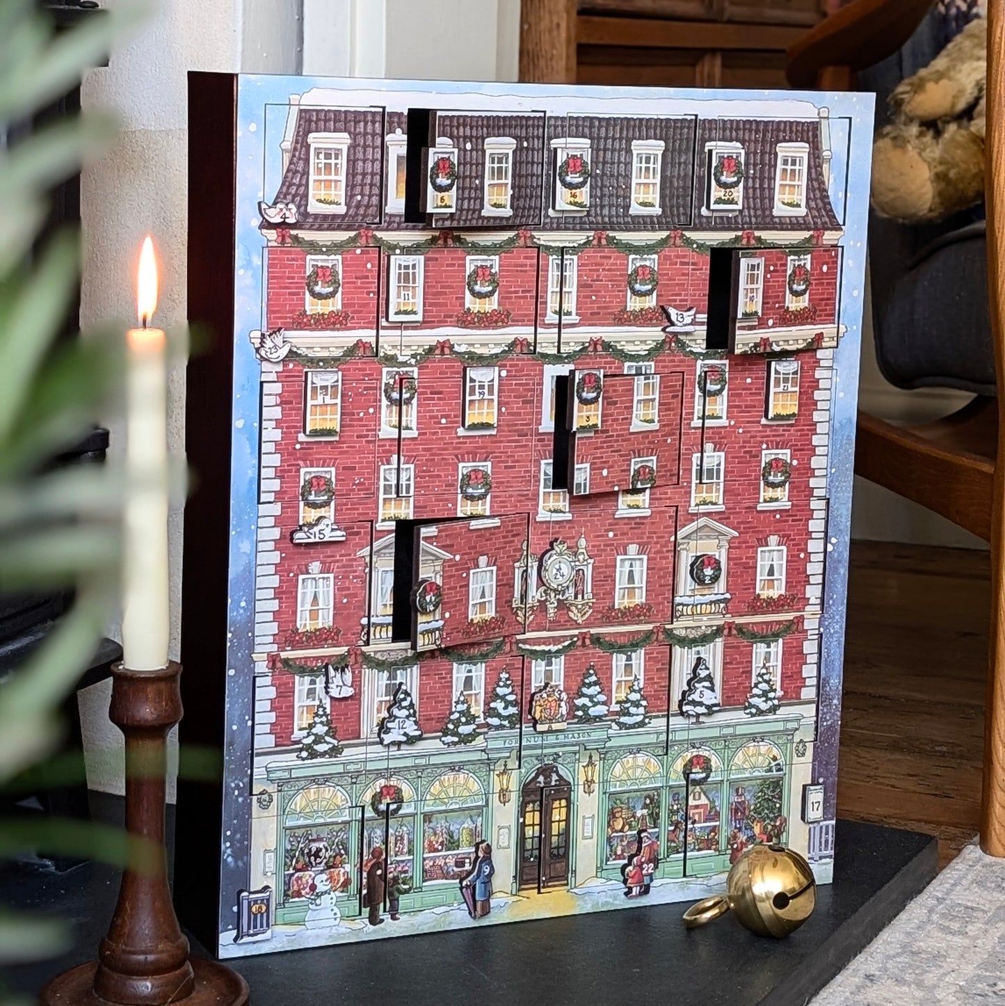 Wooden Fortnum and Mason Advent Calendar