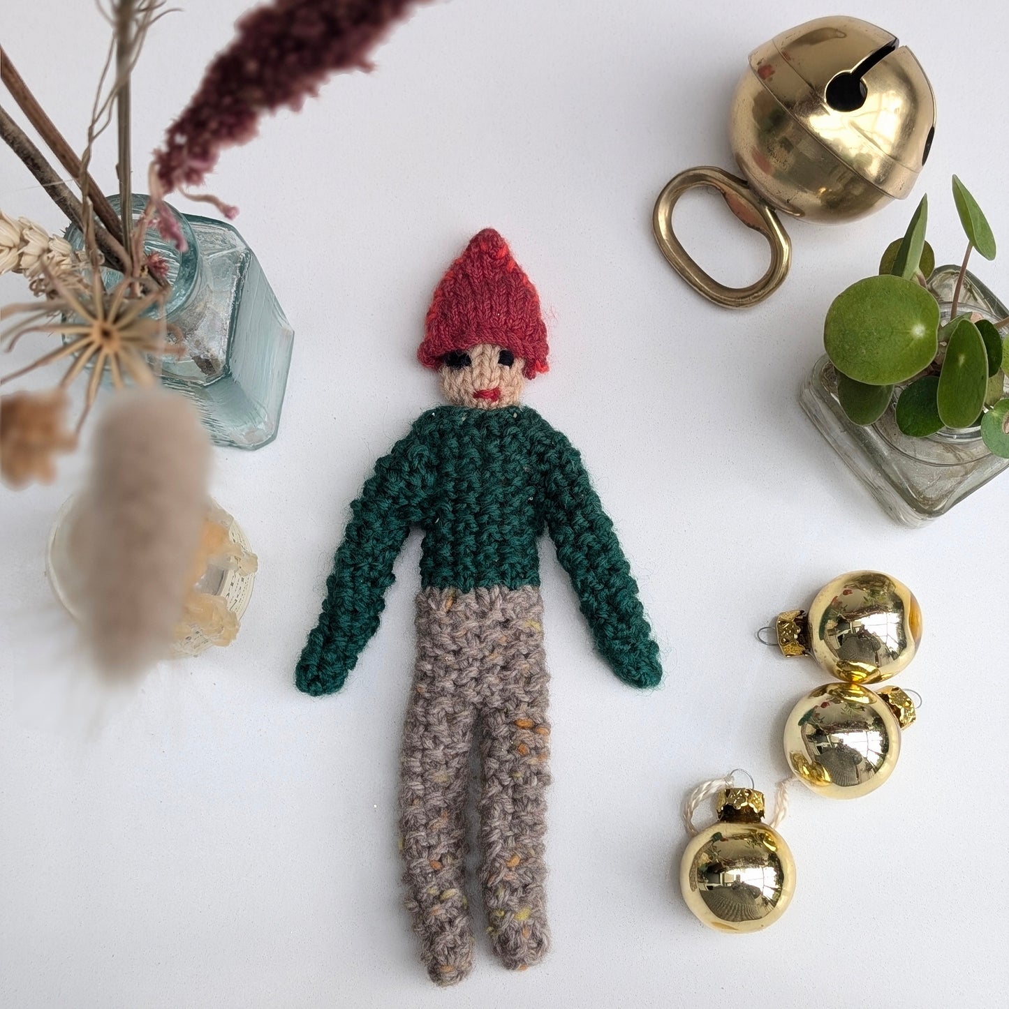 Hand Knitted Elf