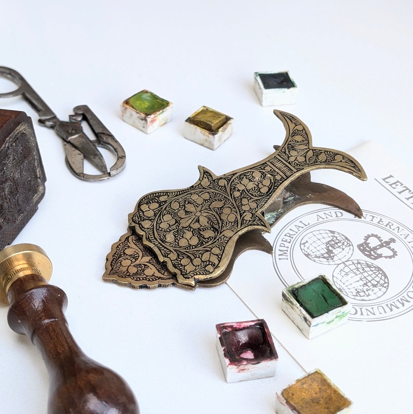 Etched Brass Paper Clip