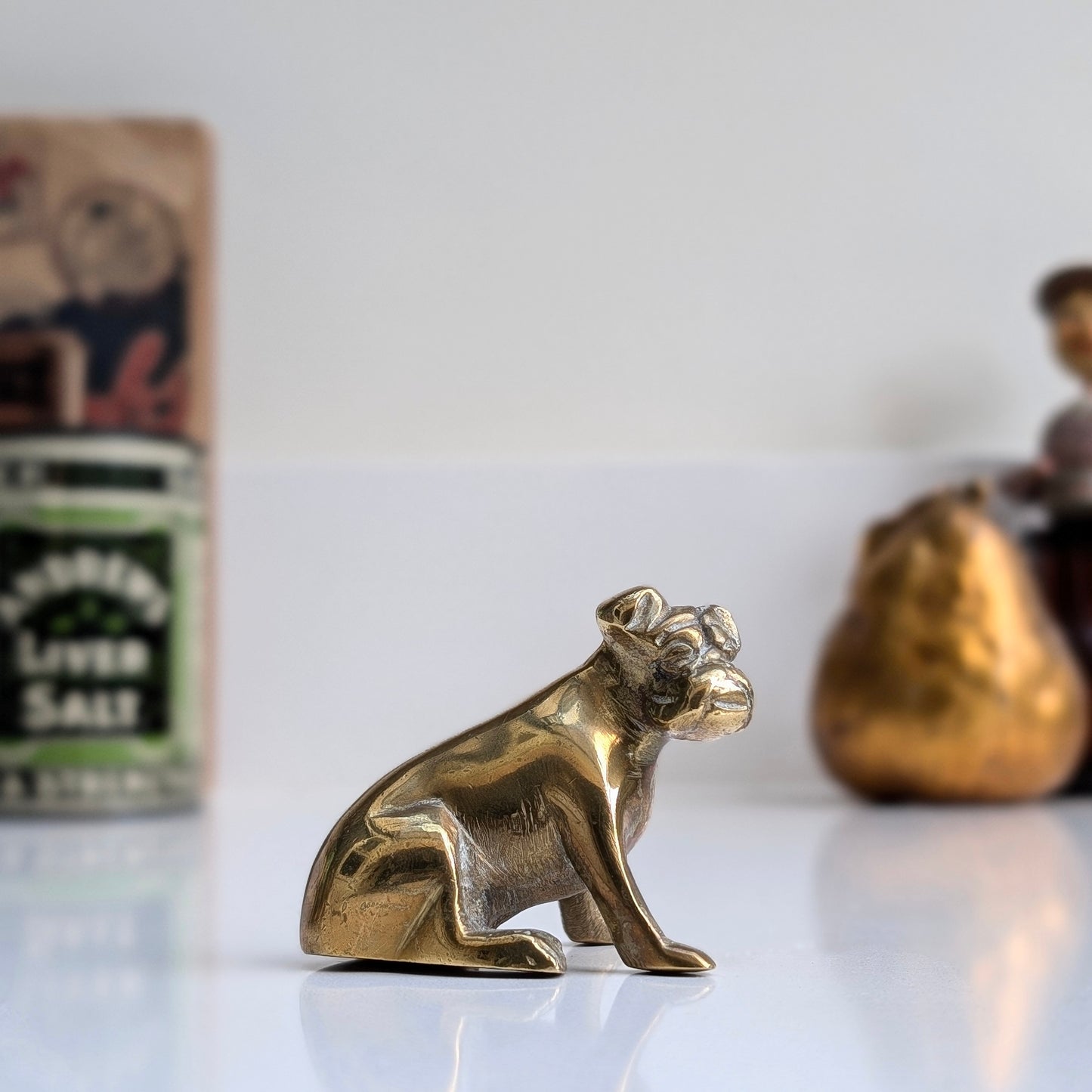 Brass Dog - Boxer/Bulldog