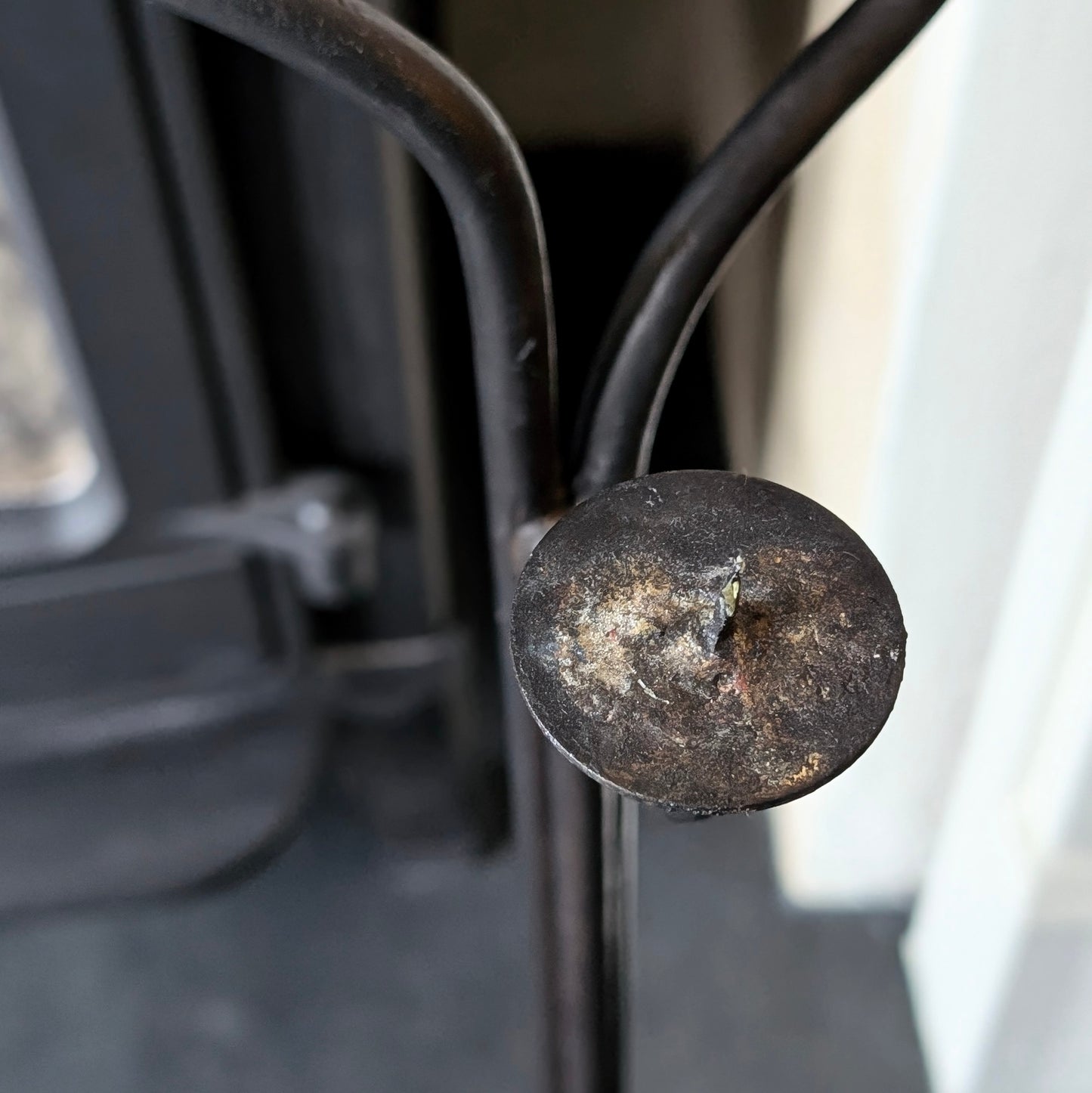 Large Wrought Iron Candle Holders (Pair)