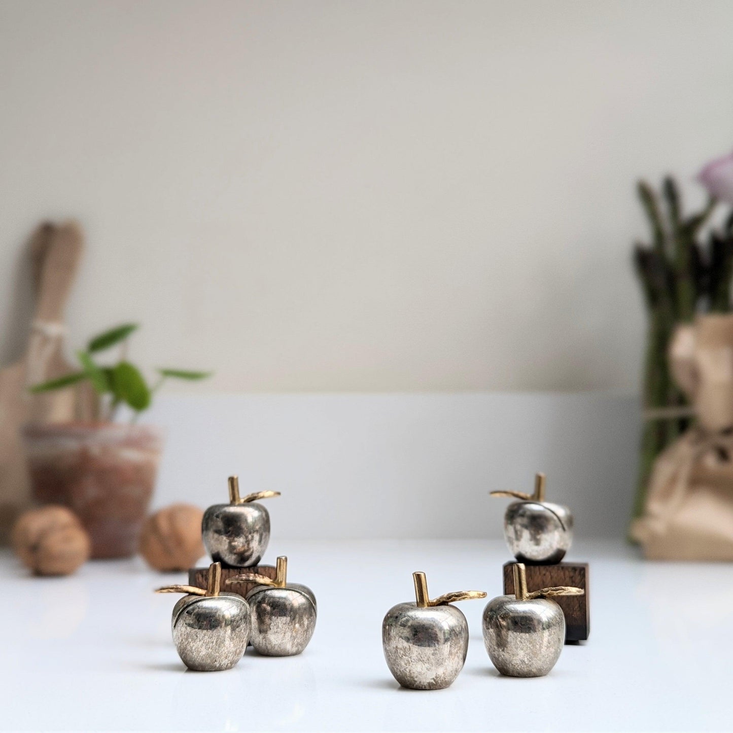 Vintage Apple Name Holders