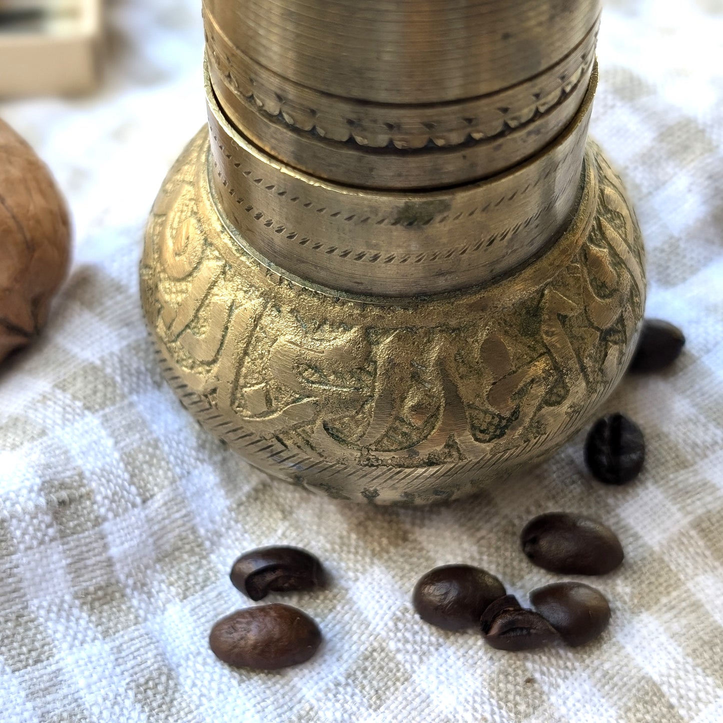 Brass Pepper or Spice Grinder