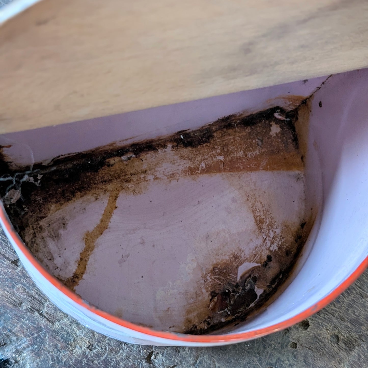 Pink French Enamel Salt Box