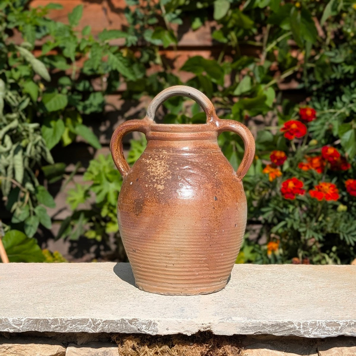 Large French Ceramic Gargoulette