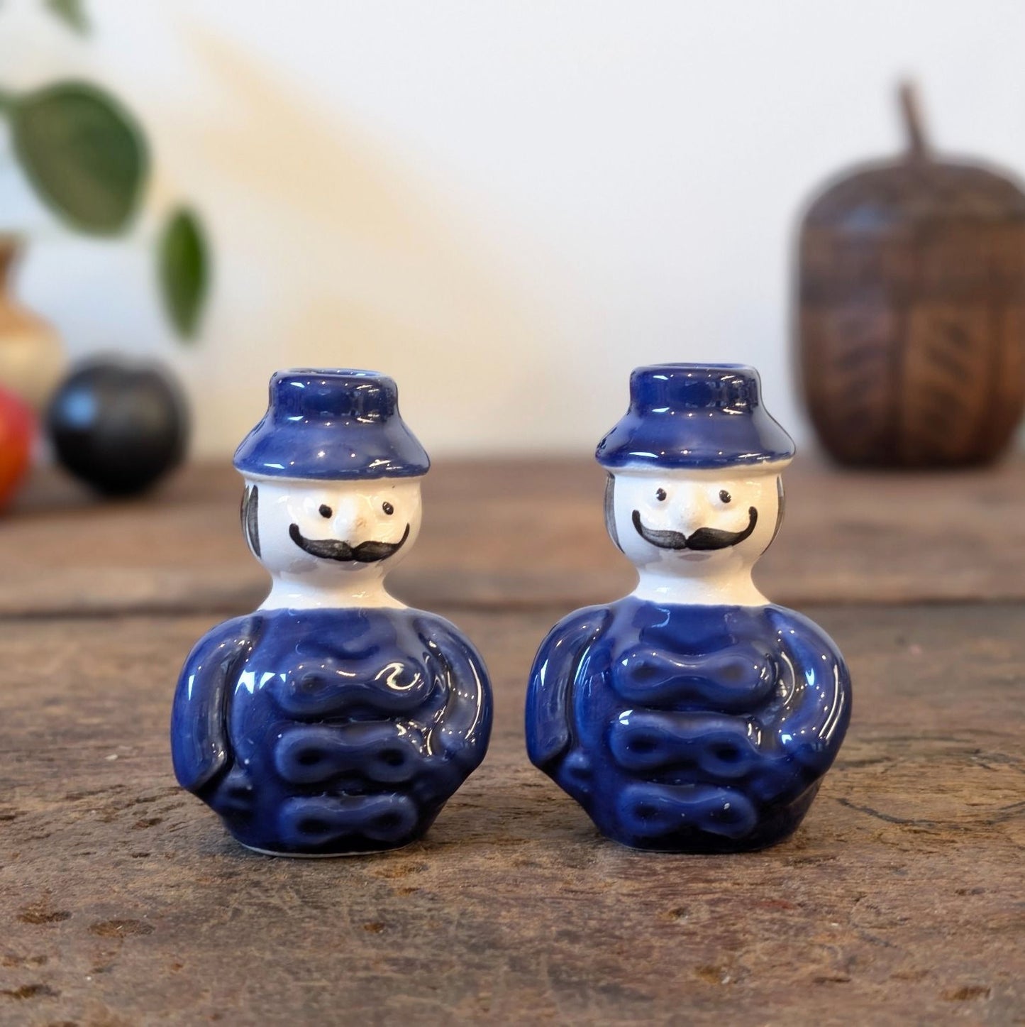 Vintage Policeman Candleholders
