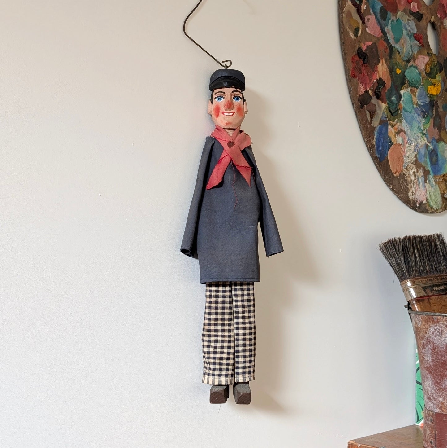 Danish Wooden Carved Puppet