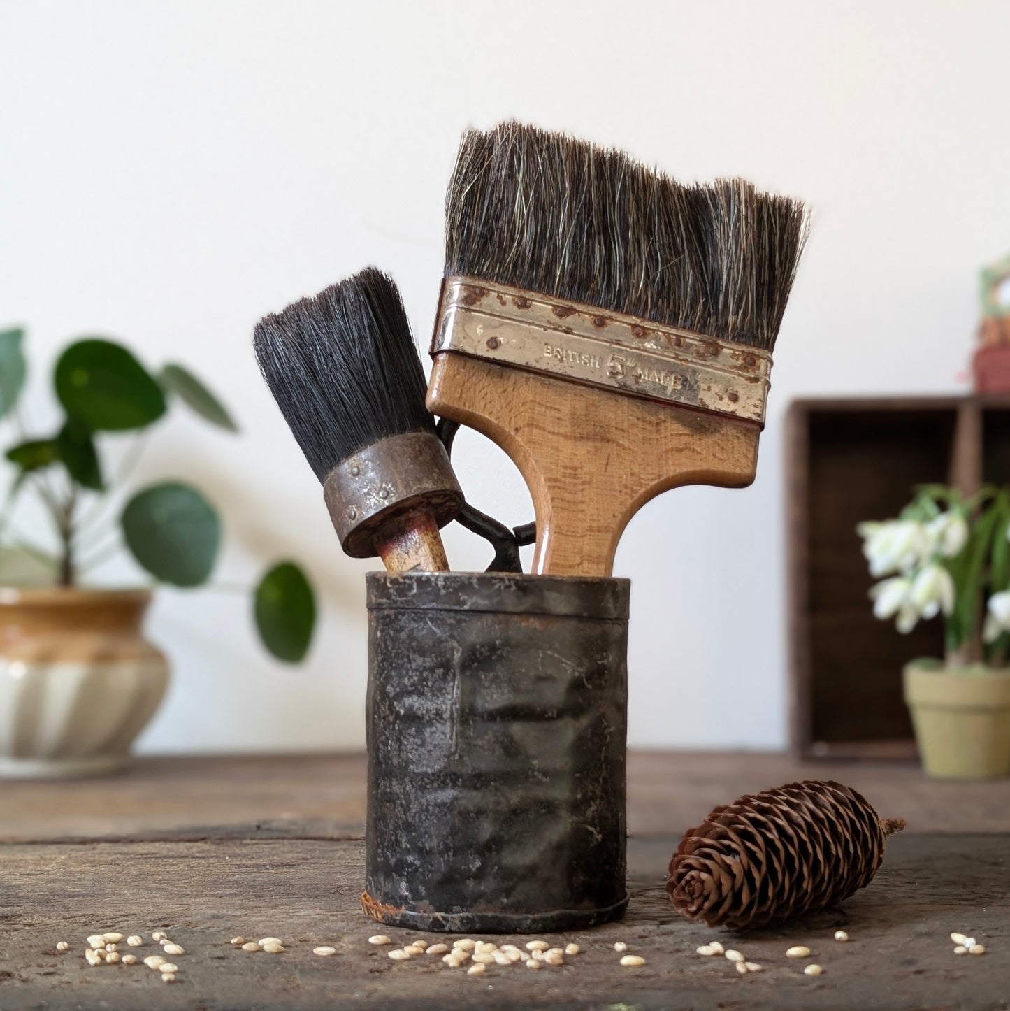 Indian Metal Rice Pot