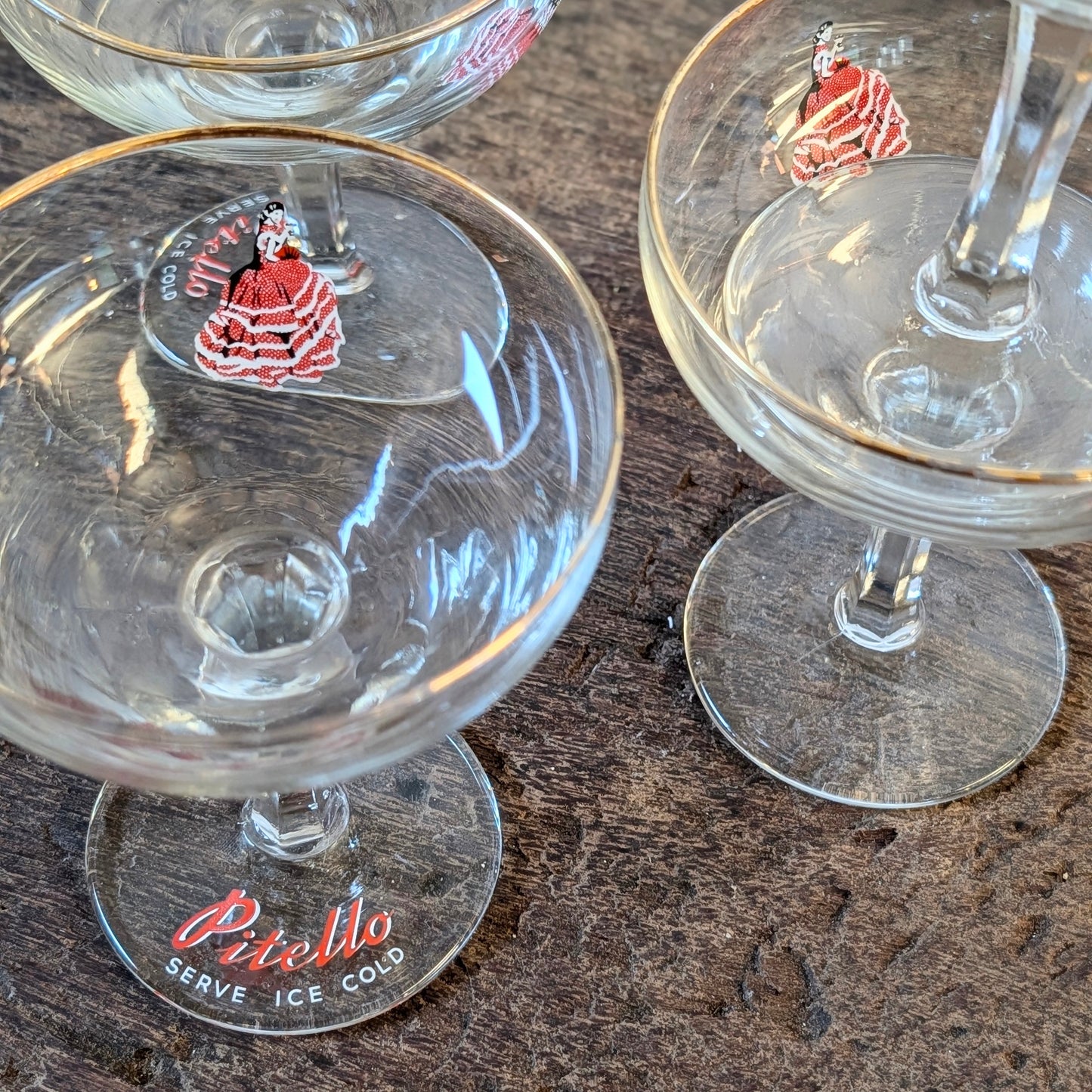 Unusual Pitello Glasses (Set of 4)