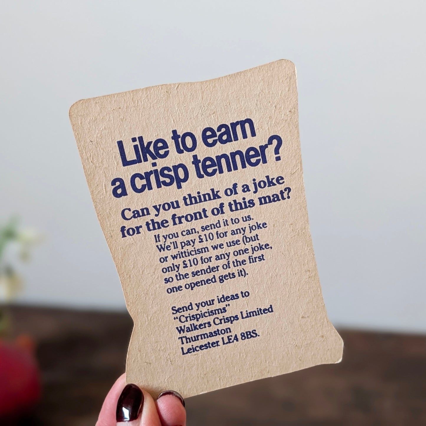 Vintage Walkers Crisps Beer Mat (Set of 18)