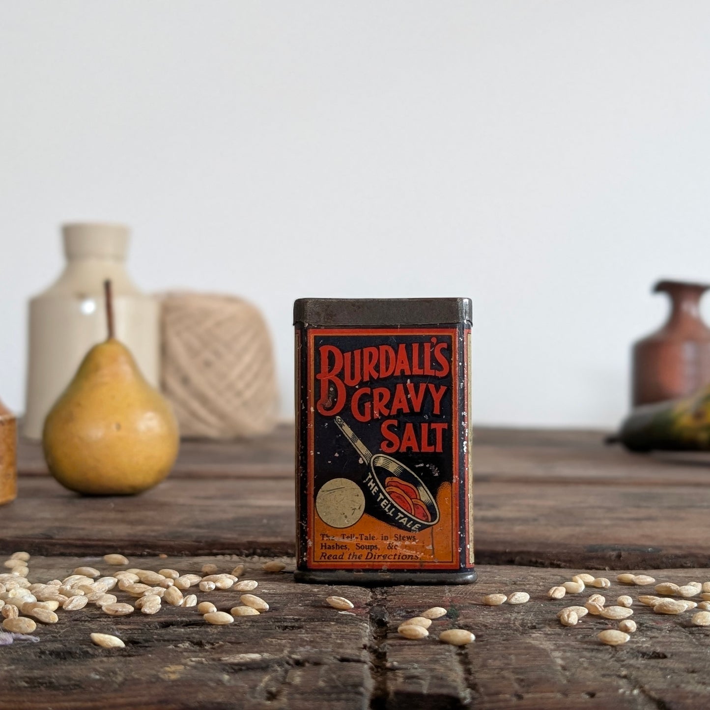 Miniature Burdall's Gravy Salt Tin