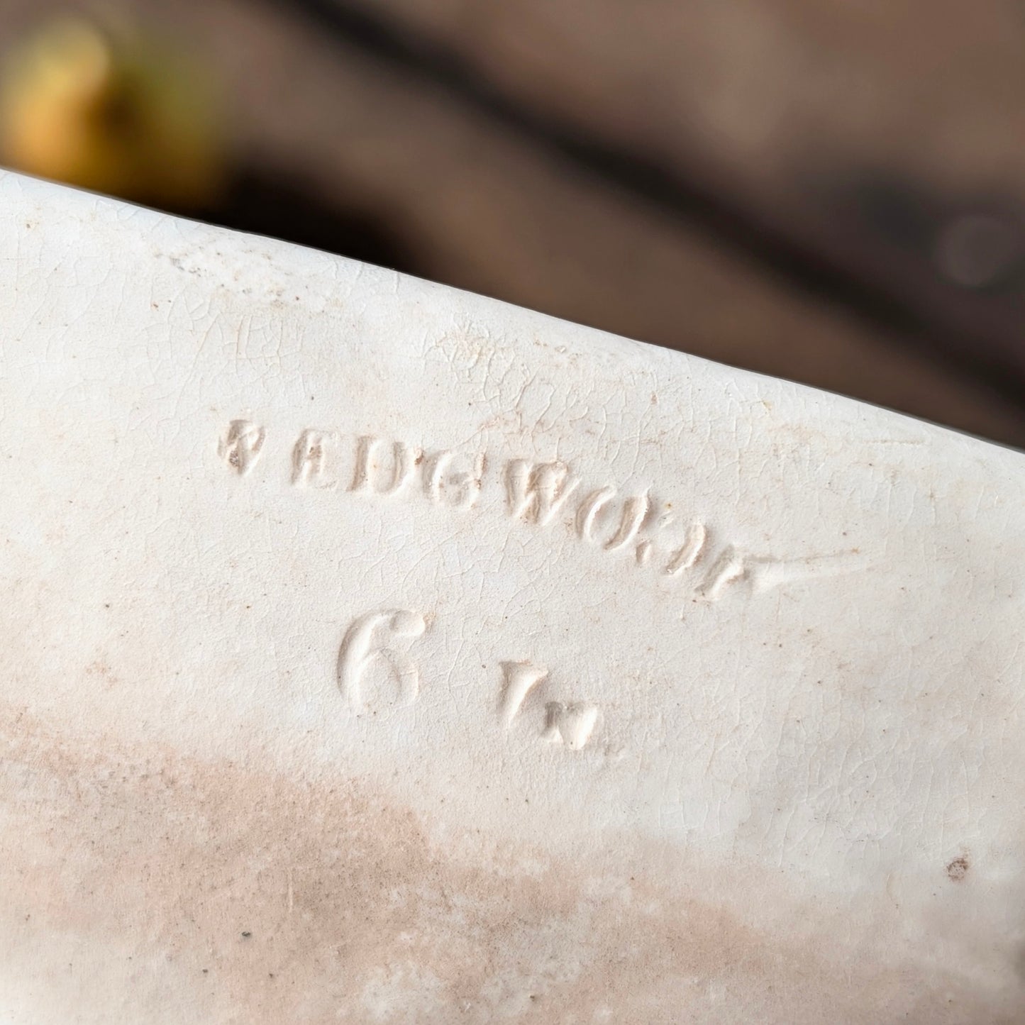 Antique Wedgwood Ironstone Pear Jelly Mould