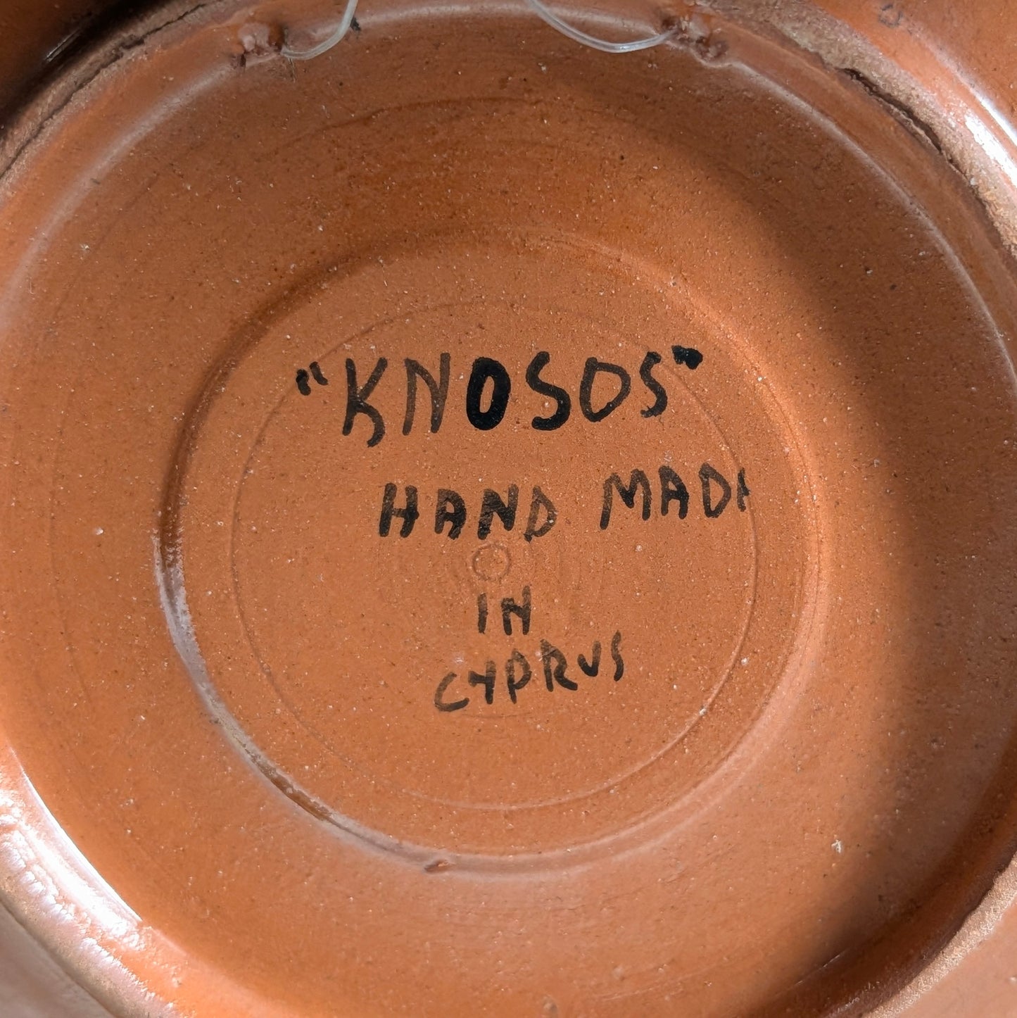 Beautiful Cyclamen Plate from Cyprus