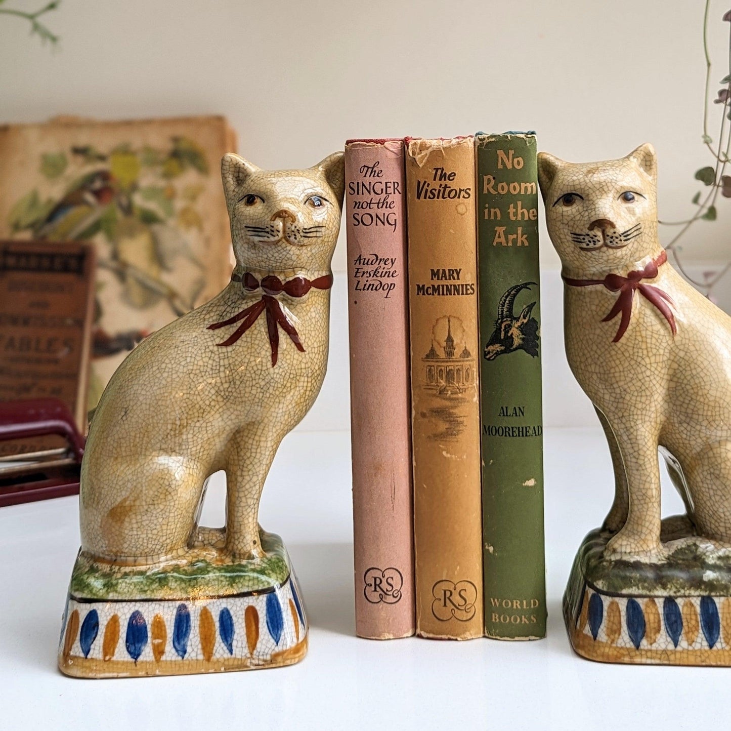 Pair of Cat Bookends