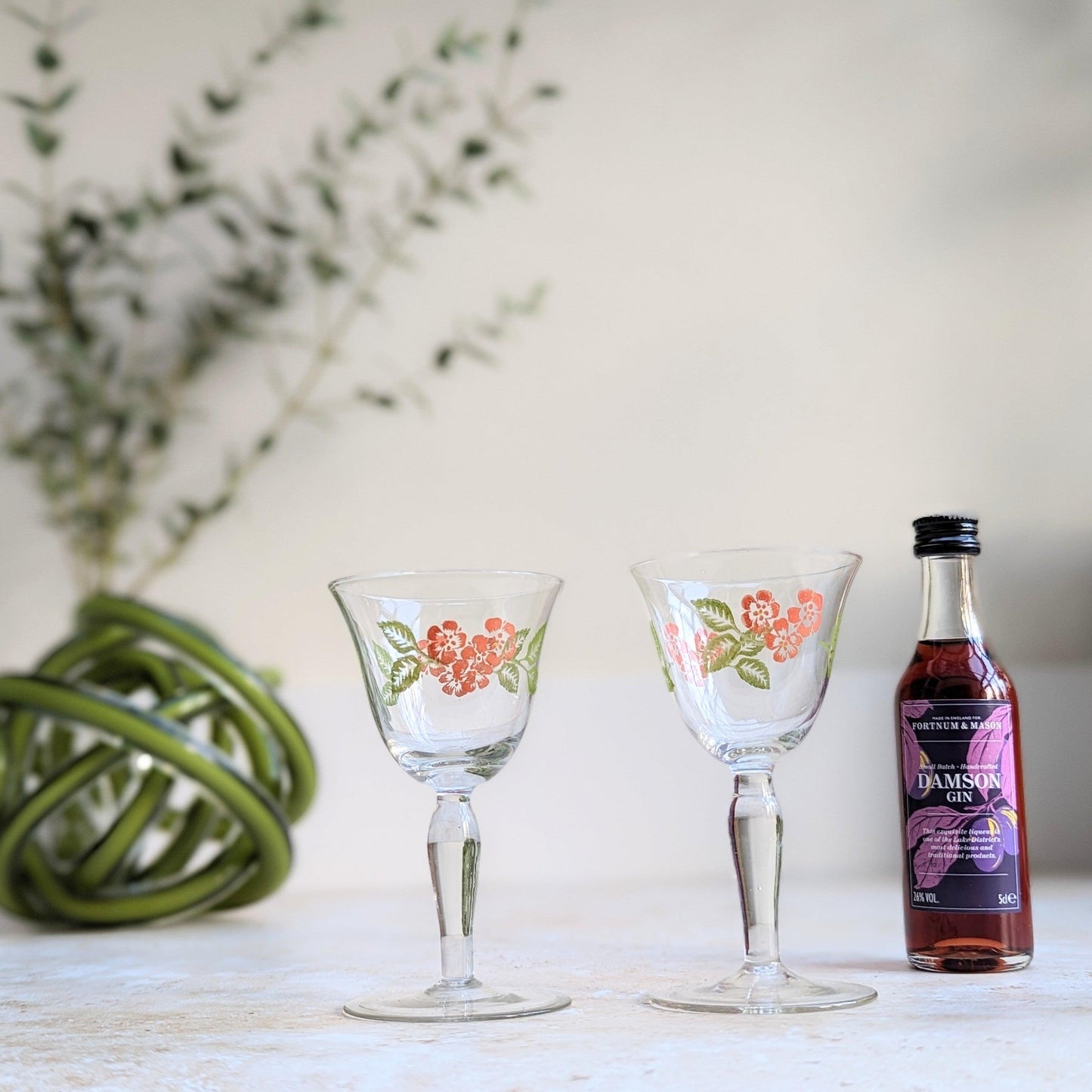 Delicate After-dinner Drink Glasses