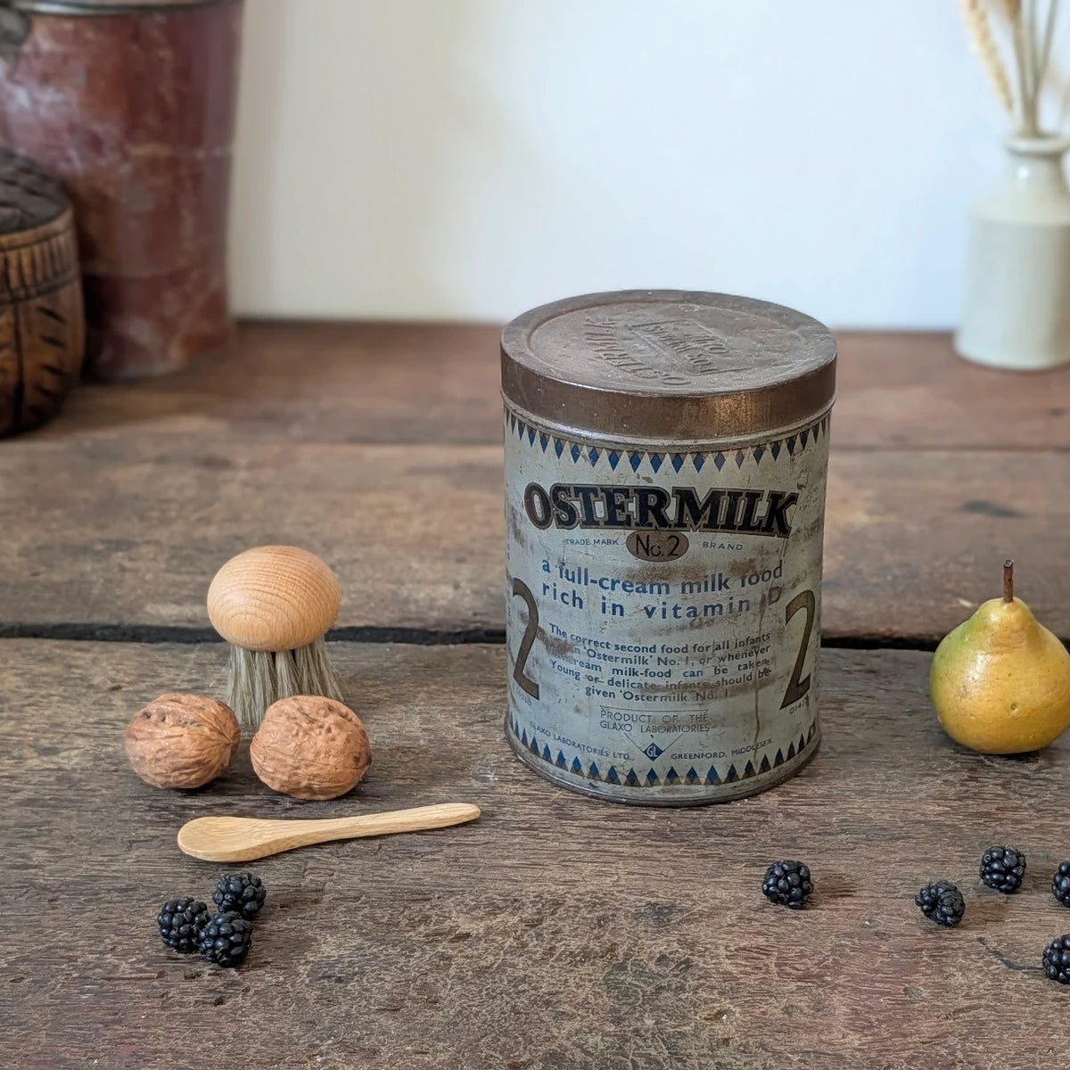1940s Glaxo Ostermilk No. 2 Baby Milk Tin