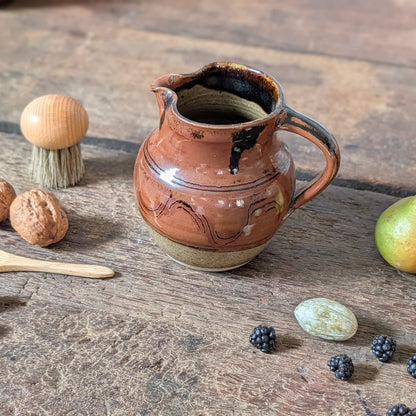 Winchcombe Pottery Rust and Cream Stoneware Jug