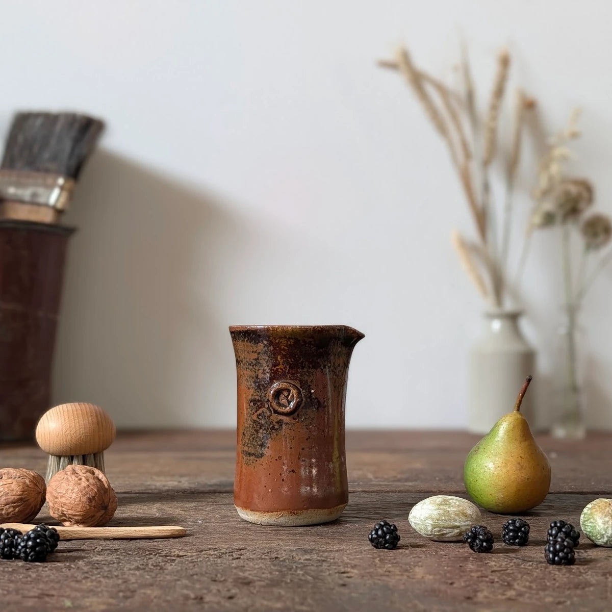 Winchcombe Pottery Rust Glazed Pouring Beaker