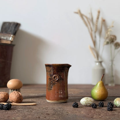 Winchcombe Pottery Rust Glazed Pouring Beaker