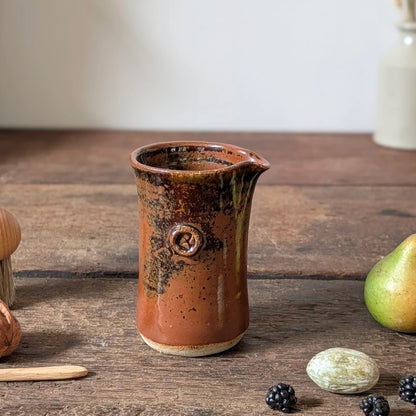 Winchcombe Pottery Rust Glazed Pouring Beaker