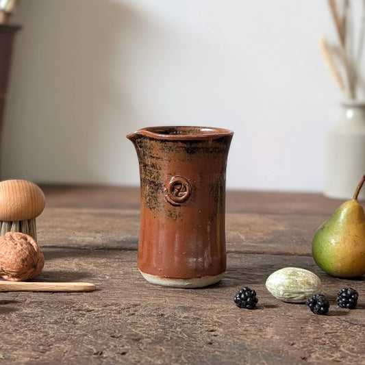 Winchcombe Pottery Rust Glazed Pouring Beaker