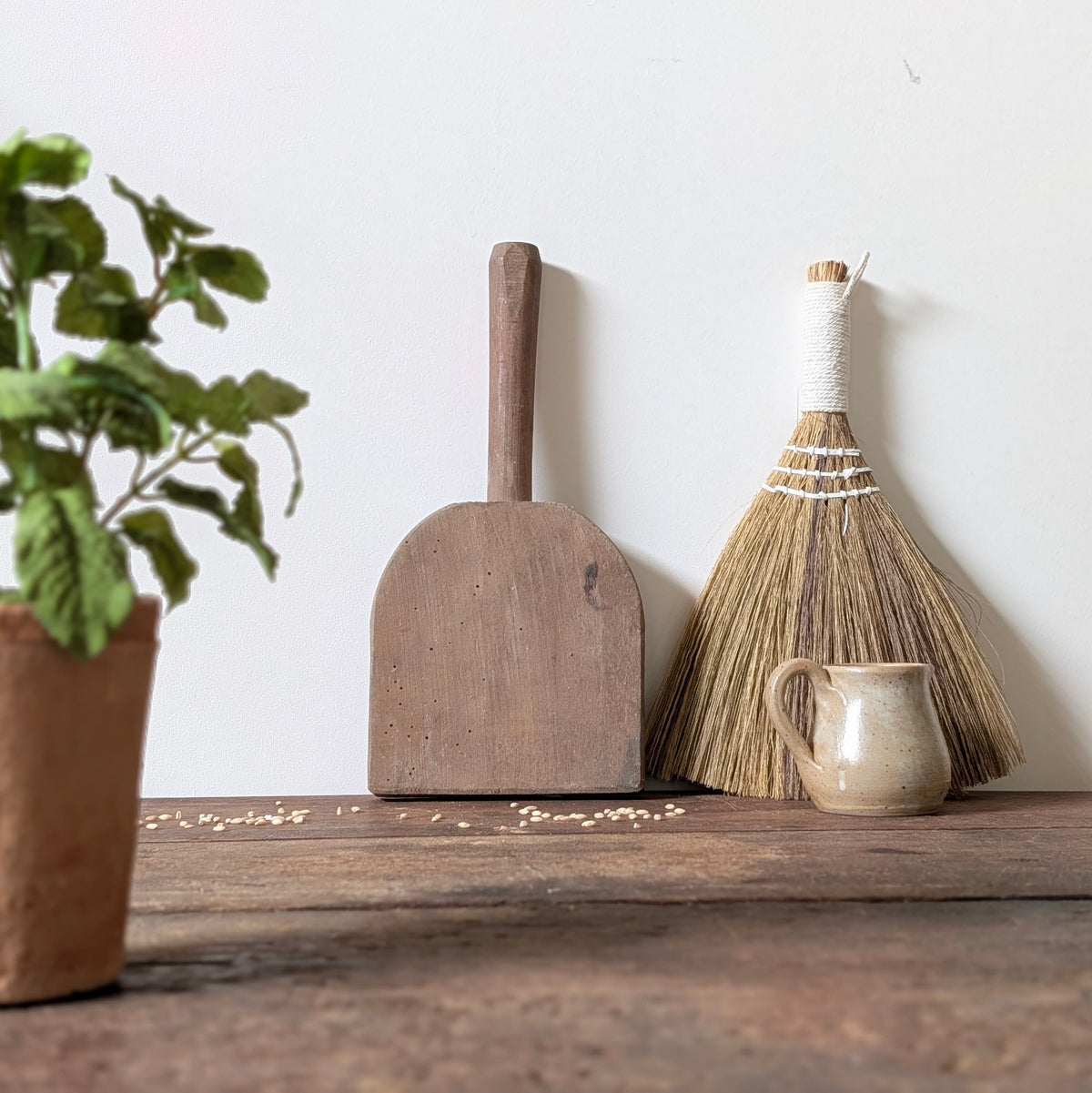 French Wooden Butter/Laundry Paddle B