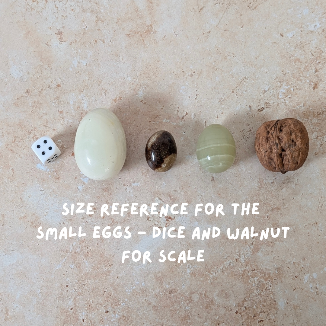 Onyx and Alabaster Eggs (Various Sizes)