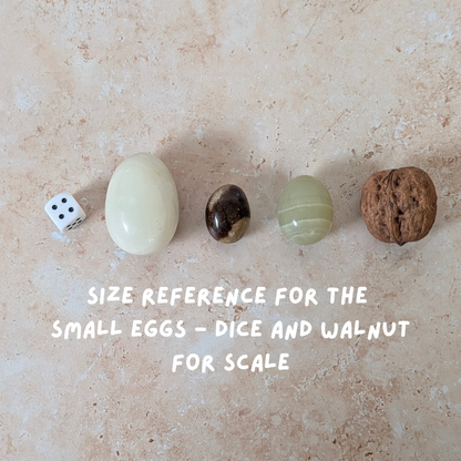 Onyx and Alabaster Eggs (Various Sizes)