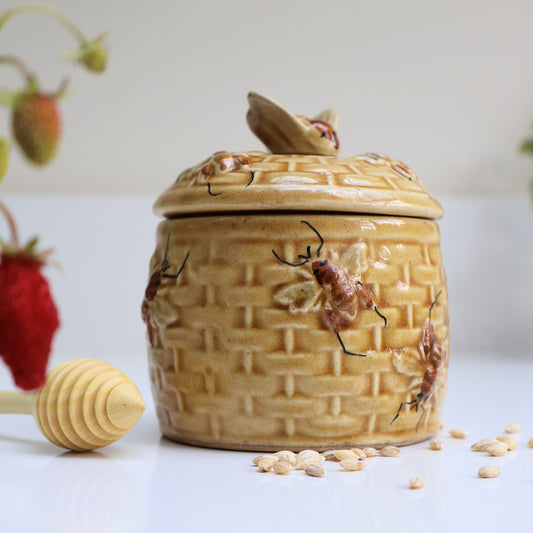 Bee Honey Jar Pot (B)