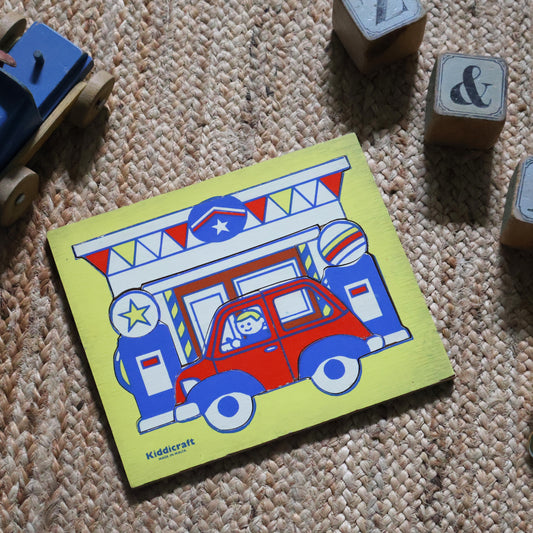 Vintage Children's Puzzle - Car