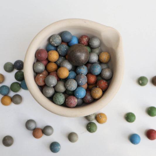 Antique French Clay Marbles