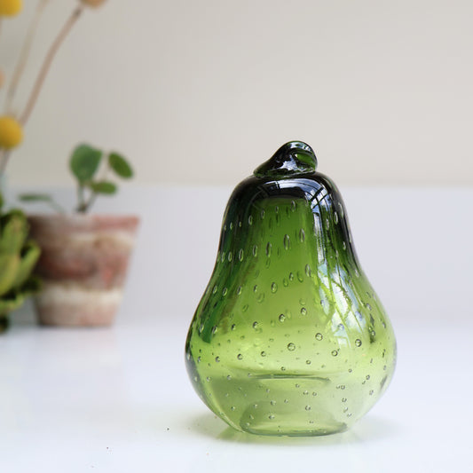 Green Glass Pear