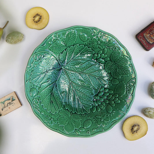 Majolica Leaf Plate