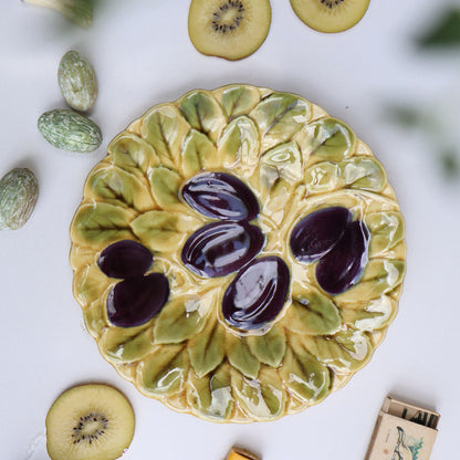 Sarreguemines Fruit Plates