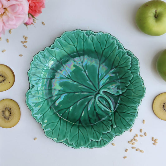 Wedgwood Majolica Leaf Plate